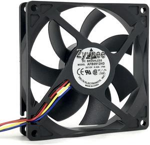 4 Wires 90MM Power Cooling Delta AFB0912HD 12V 0.24A 9cm Case Fan 90*20mm