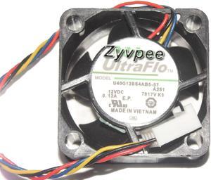 40mm Cooling NIDEC 4020 U40G12BS4AB5-57 A251 12V 0.12A 4 wiers 4 Pins Case Fan