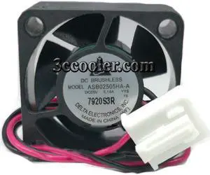 Zyvpee Delta 2510 ASB02505HA-A 5V 0.14A 2 Wires air purifier Cooling Fan