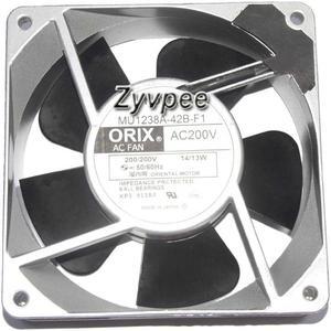 Zyvpee ORIX 12038 MU1238A-42B-F1 200V 14W 2 Pins AC 12CM Axial Fan