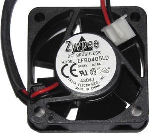 Zyvpee Delta 4020 EFB0405LD 5V 0.16A 2 Wires router switch cooling fan