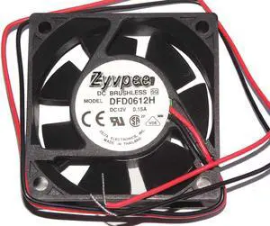 Fonsan/Delta DFD0612H 60*20mm DC12V 0.15A 2 wires 2 pins Ball bearing 6cm case fan