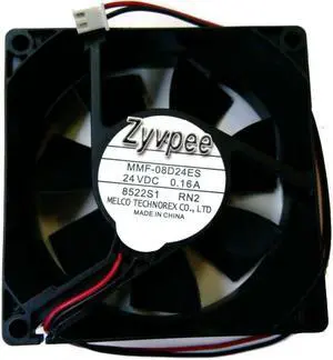 Zyvpee Melco 8CM MMF-08D24ES RN2 24V 0.16A 2 Wires  inverter Cooling Fan