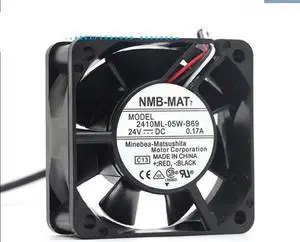 60MM Inverter Cooling 2410ML-05W-B50 NMB 6025 24V 0.13A 3 Wires Case Fan 60MM Inverter Cooling 2410ML-05W-B50 NMB 6025 24V 0.13A 3 Wires Case Fan