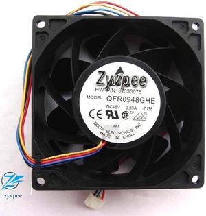 90MM Delta 9038 QFR0948GHE 48V 0.39A Ball bearing  9CM Cooling Fan