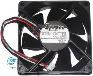 Zyvpee NMB 80x25mm 3110RL-05W-B69 C04 24V 0.22A 3 Wires Case fan inverter Cooling Zyvpee NMB 80x25mm 3110RL-05W-B69 C04 24V 0.22A 3 Wires Case fan inverter Cooling