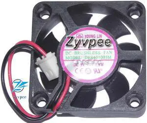 Zyvpee 40MM 4010 DFS40105M 5V 0.8W 2 Wires Cooling Fan