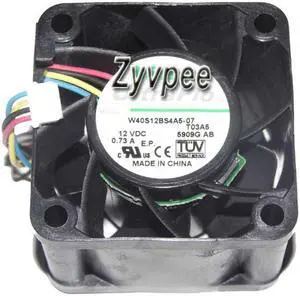 40MM W40S12BS4A5-07 T03A 4028 12V 4 Wires 4CM Server Cooling Fan
