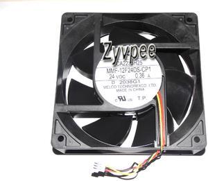 Zyvpee Melco 12CM MMF-12F24DS-CP1 CA2235H25 FR-A800 24V 0.36A 3 Wires inverter Fan for PLC ABB Yaskawa device