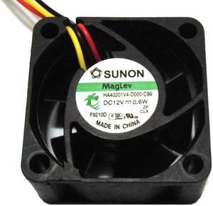 40MM 4020 DC12V 0.6W 3Wires 4CM Cooling Fan CPU Cooler