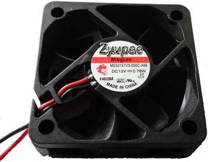 50MM 5015 DC12V 0.78W 2 Wires 5CM CPU Cooling Fan