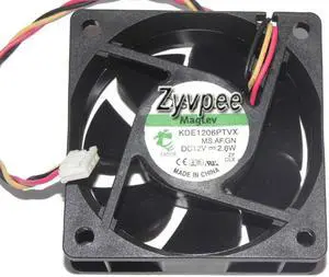 60MM 6025 3 Wires MS.AF.GN DC12V 2.8W 6CM CPU Cooling Fan