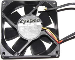 80MM 8025 DC12V 1.8W 13.MS.AF.GN 3 Wires 3 Pins 8CM Case Fan CPU Cooling Fan