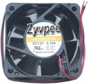 60MM 6025 DC12V 0.18A 2 Wires 6CM Case Cooling Fan 60MM 6025 DC12V 0.18A 2 Wires 6CM Case Cooling Fan