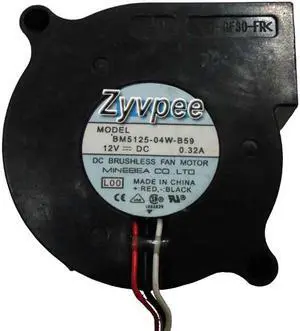 5CM 5125 L00 DC12V 0.32A 3 Wires 3 Pins CPU Cooling Fan