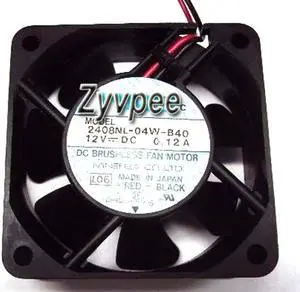 60MM 6020 L05 DC12V 0.12A 2 Wires 6CM Case Fan for Switch Print Cooling
