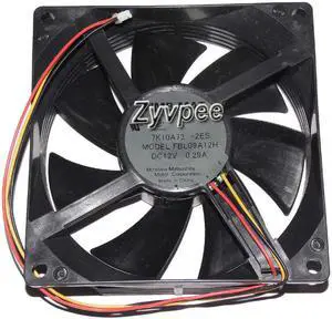 90MM 9025 7K10A73-2ES DC12V 0.29A 3 Wires 9CM Server CPU Cooling