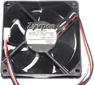 80MM 8025 F51 DC12V 0.46A 3 Wires 3 Pins 8CM CPU Cooling Fan