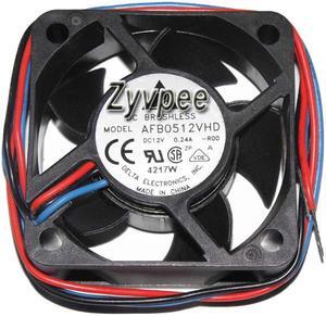50mm 5020 R00 DC12V 0.24A 3 Wires 5CM CPU Cooling Fan for switch print projector