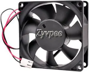80mm 8025 DC12V 0.08A 2Wires 2Pin 8cm Server Power Cooling Fan