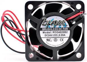 40mm 4020 DC24V 0.09A 2 Wires Frequency converter 4cm Cooling Fan