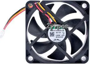 60mm 6015 HA60151V4-D020-C99 DC12V 0.6W 3 Wires 6CM Projector CPU Cooling Fan