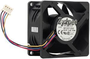 70mm 7038 6B1FR 2815H18R AFC0712DE DC12V 2.5A 4 Wires 4 Pins 7CM Server Cooling Fan