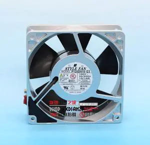 Zyvpee Style Fan P120DH10-G3 12038 120mm 12cm AC 100V 15/14W aluminum frame cabinet cooler