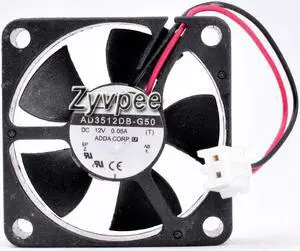 35mm 3510 Zyvpee AD3512DB-G50 12V 0.05A 3.5cm 2 Wires 2 Pins Micro Host Cooling