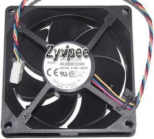 80mm 8025 Zyvpee AUB0812HH -AZ15 DC12V 0.32A 4 Wires 4 Pins 8CM Cooling Fan