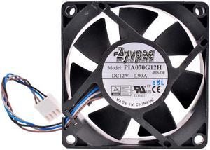 70mm 7025 Zyvpee PIA070G12H -P06-DE 12V 0.9A 4Wires 4Pin 7CM CPU Cooling