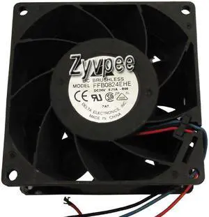 80mm 8038 FFB0824EHE -R00 DC24V 0.75A 3 Wires 8CM Cooling Fan