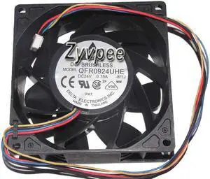 90mm 9038 Zyvpee QFR0924UHE -8F1J DC24V 0.75A 4 Wires 4 Pins 9CM Inverter Cooling