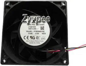 90mm 9038 Zyvpee 32010084 PFB0948UHE -6E39 48V 0.8A 4 Wires 4 Pins 9CM Cooling Fan