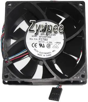 90mm 9038 AFC0912DE P2780 DC12V 2.5A 4 Wires PWM 9CM Server Cooling