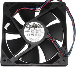 12CM 12025 Zyvpee AFB1212SH -F00 12V 0.8A 3 Wires 120mm Case Fan