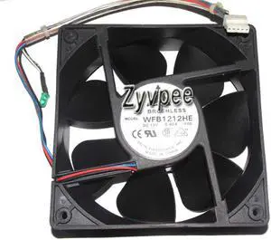 3Wires 120mm 12038 WFB1212HE F00 DC12V 0.60A 12CM Server Cooling Fan 3Wires 120mm 12038 WFB1212HE F00 DC12V 0.60A 12CM Server Cooling Fan