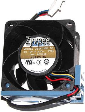 60mm 6038 DC12V 2.20A 4 Wires 519199-001 530748-001  Blue Bracket Server Cooling for DL180G6 P4300 G2