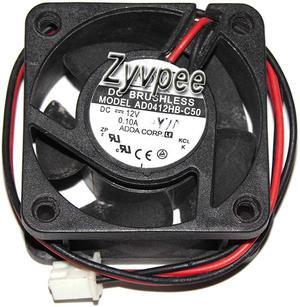 40mm 4020 AD0412HB-C50 DC12V 0.10A 2 Wires 2 Pins 4CM CPU Cooling