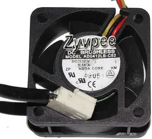 40mm 4020 AD0412LB-C52 DC12V 0.11A 3 Wires 3 Pins 4CM CPU Cooling