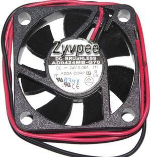 40mm 4010 AD0424MB-G70 24V 0.08A 2 Wires 4CM inverter Cooling Fan