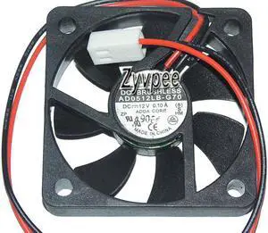 50mm 5010 AD0512LB-G70 DC12V 0.1A 2 Wires 5CM CPU Cooling