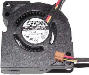 For X1130P Projector Lamp Adda 50mm AB5012MB-C03 DC12V 0.12A 3 Wires Blower Cooling