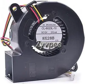 Cooling Fan CL-6023L-10 12V 210mA 3 Wires 3 Pins 6CM Projector Blower
