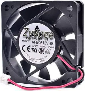 60MM 6015 AFB0612VHB DC12V 0.24A 2 Wires 2 Pins 6CM CPU Cooling Fan