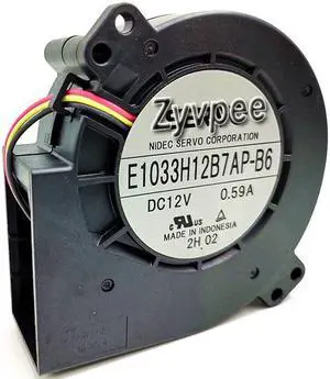 10cm 9733 Servo E1033H12B7AP-B6 DC12V 0.59A 3 Wires Turbo Cooling Fan 10cm 9733 Servo E1033H12B7AP-B6 DC12V 0.59A 3 Wires Turbo Cooling Fan