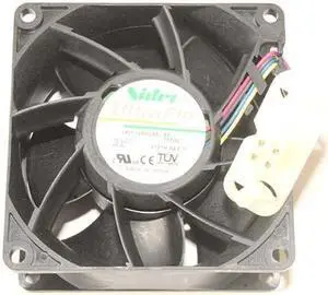 NIDEC 80*38mm V80E12BS2A5-57 DC12V 1.95A 4 wires 4 Pins 8CM server case fan