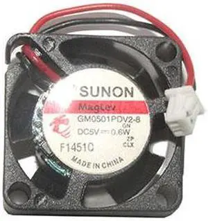 Zyvpee  20mm GM0501PDV2-8 GN 5V 2cm 0.6W 2Wire Cooling Fan 20x20x8mm