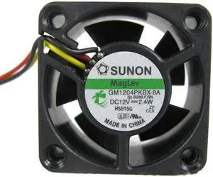 Zyvpee 40mm GM1204PKBX-8A B289 12V 2.4W 3Wire 4CM Cooling Fan 40x20mm