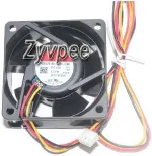 Zyvpee 60mm PE60251B1-000C-G99 12V 3.57W 3 Wires 3 Pins Cooling Fan 60x25mm Zyvpee 60mm PE60251B1-000C-G99 12V 3.57W 3 Wires 3 Pins Cooling Fan 60x25mm